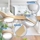 preview thumbnail 174 of 189, Sofucor 42"/48"/ 52"/60"Noiseless Walnut Wood Ceiling Fan with Remote Control, Integrated Light Optional