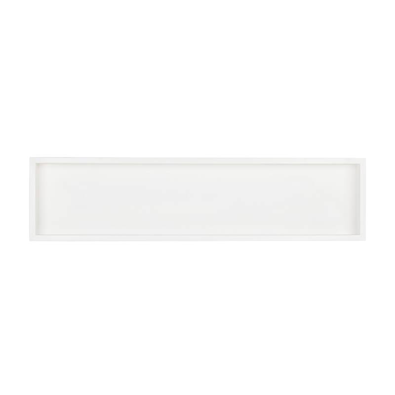 48"x12" Stainless Steel 18 Gauge White Cream Rectangular Recessed Shower Niche