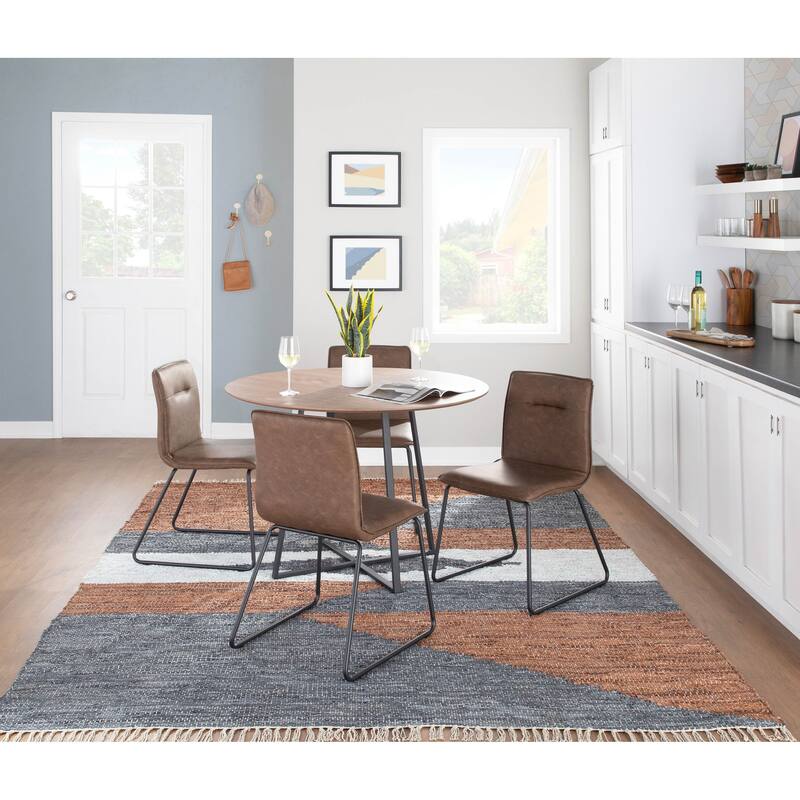 Carbon Loft Lyonne Industrial Dining Chair (Set of 2) - N/A