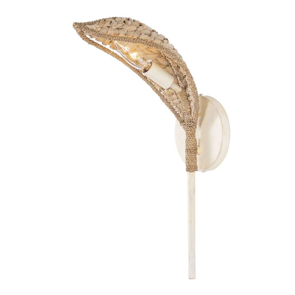 Varaluz Century Palm 1-Light Wall Sconce - Country White