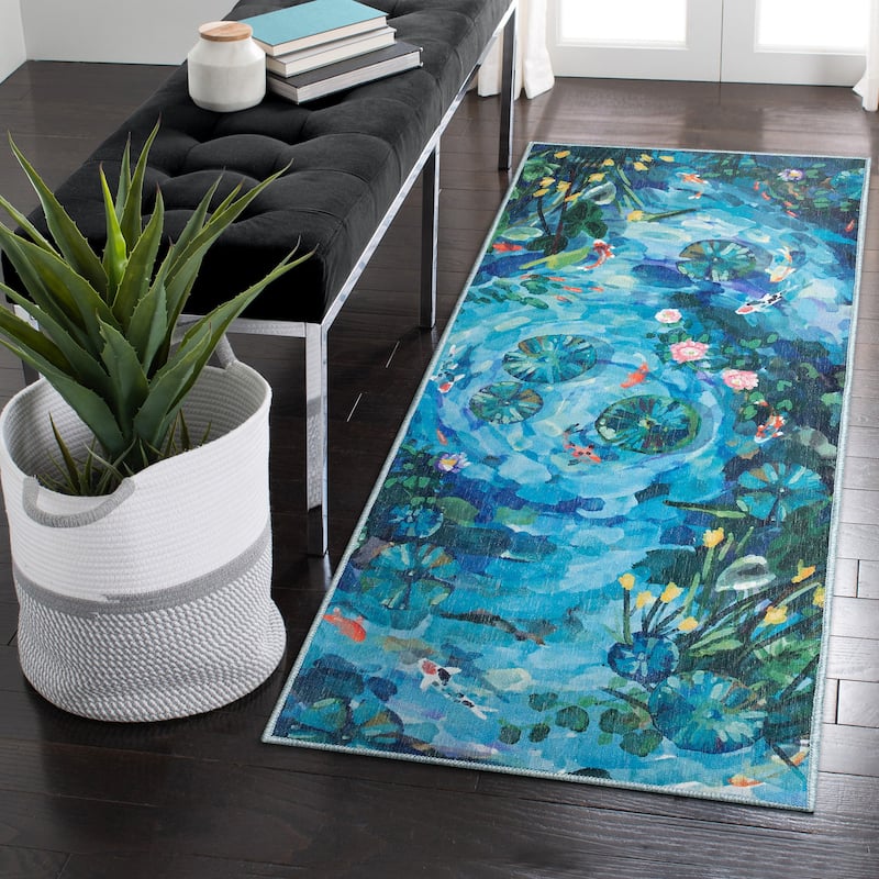 Liora Manne Impressions Peace Pond Indoor/Outdoor Mat
