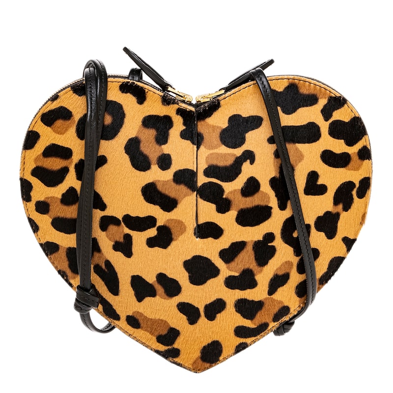 Alaia Le Coeur Bag in Leopard Print