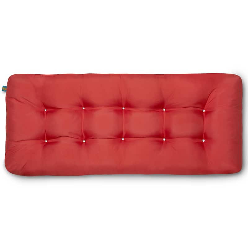 Duck Covers Water-Resistant Indoor/Outdoor Bench Cushion 48"W x 18"D x 5"Thick - Tang Thang
