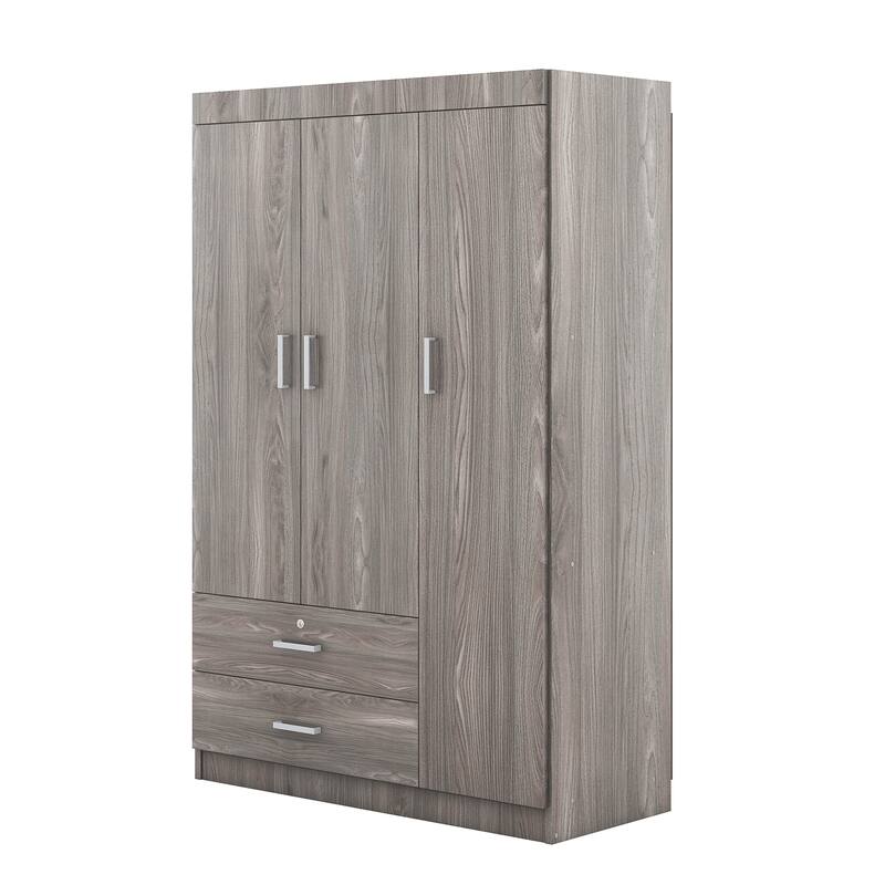 Modern Wardrobe with 2 Drawers