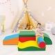 preview thumbnail 2 of 8, Costway 7 PCS Lightweight Foam Corner Climber Toddlers Colorful - Multi-Color - See Details