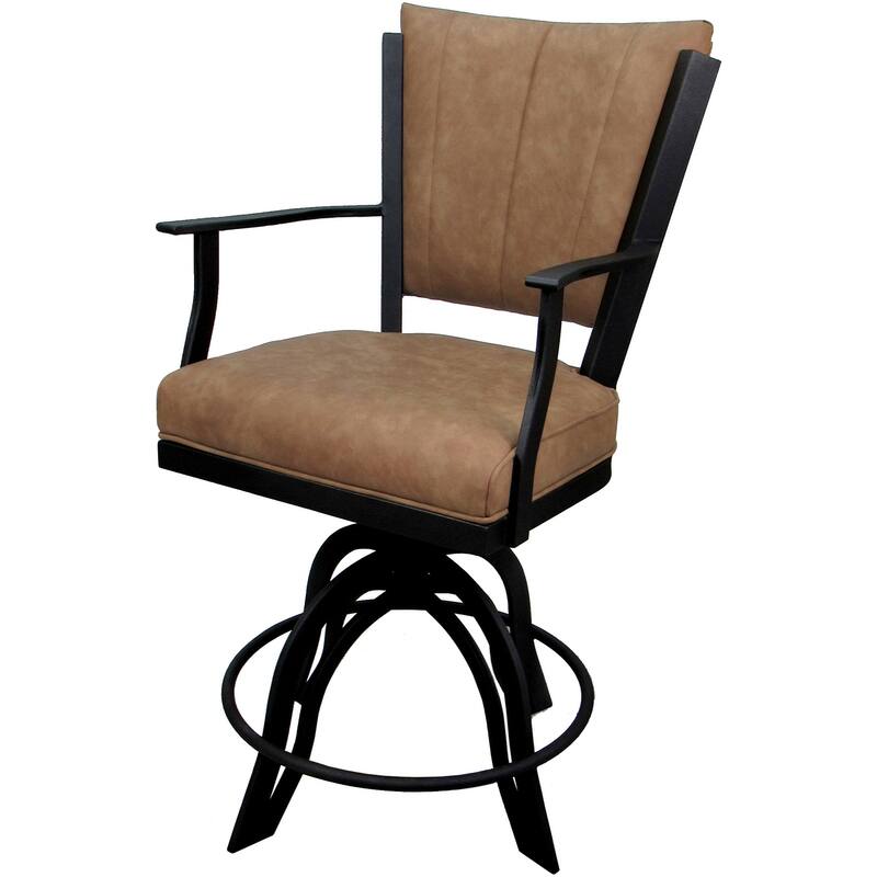 Montana Beige Swivel Tilt Metal 30" or Counter 26" Bar Stool