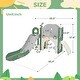 preview thumbnail 20 of 22, Kids Slide Playset Structure 7 in 1 with Slide and Basketball Hoop
