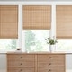preview thumbnail 3 of 36, Madison Park Oakley Bamboo Light Filtering Roman Shade
