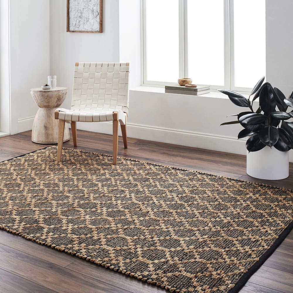 Moss Casual Trellis Area Rug