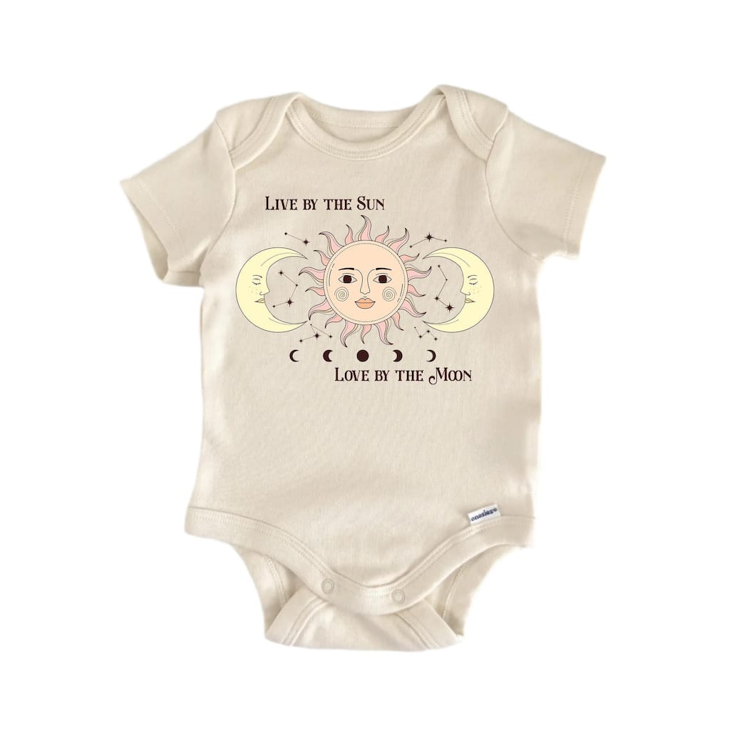 Sun Moon Magic Mystical - Baby Boy Girl Clothes Infant Bodysuit Funny Cute Newborn