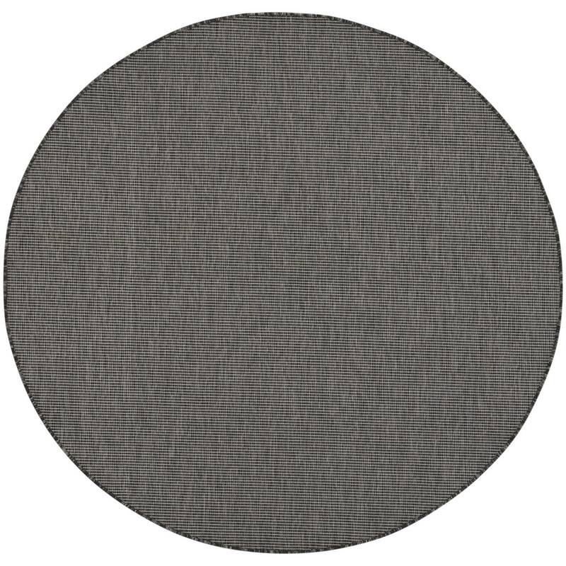 Caki Power Loomed Geometric Area Rug - 6' Round