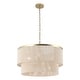 preview thumbnail 33 of 34, GetLedel 23.8" 6-Light Dimmable Handwoven Drum Chandelier