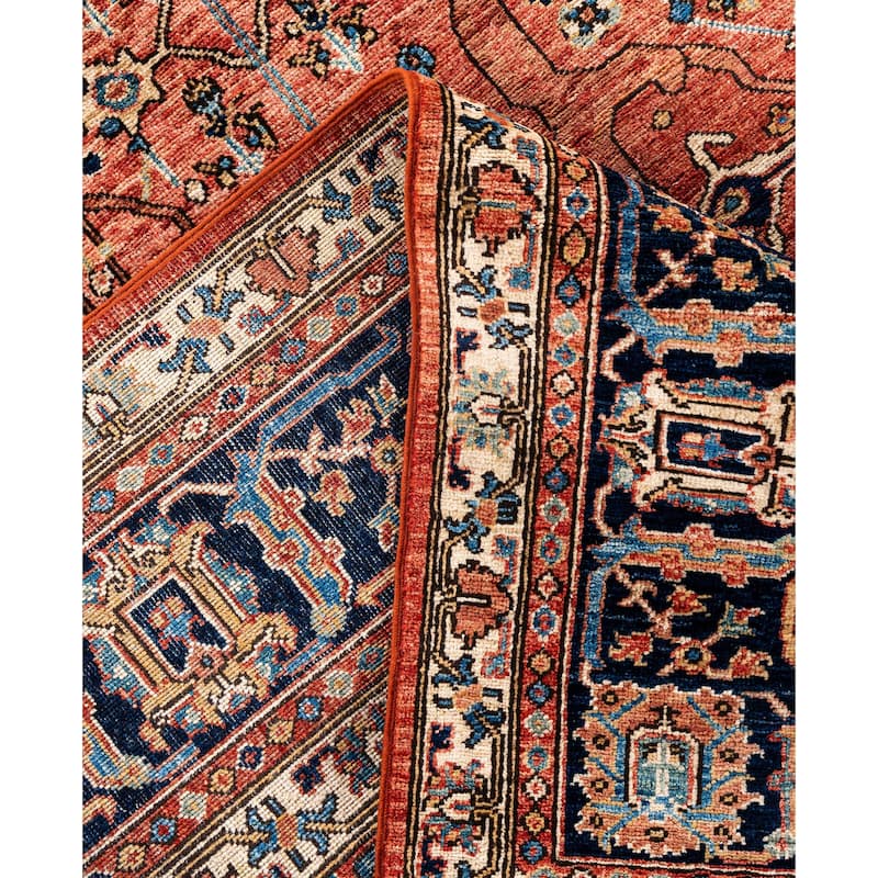 Serapi One-of-a-Kind Hand-Knotted Area Rug - Blue - 8' 3" x 9' 9"
