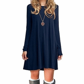 Shop Century Star Women S Fall Winter Long Sleeve Casual Plain