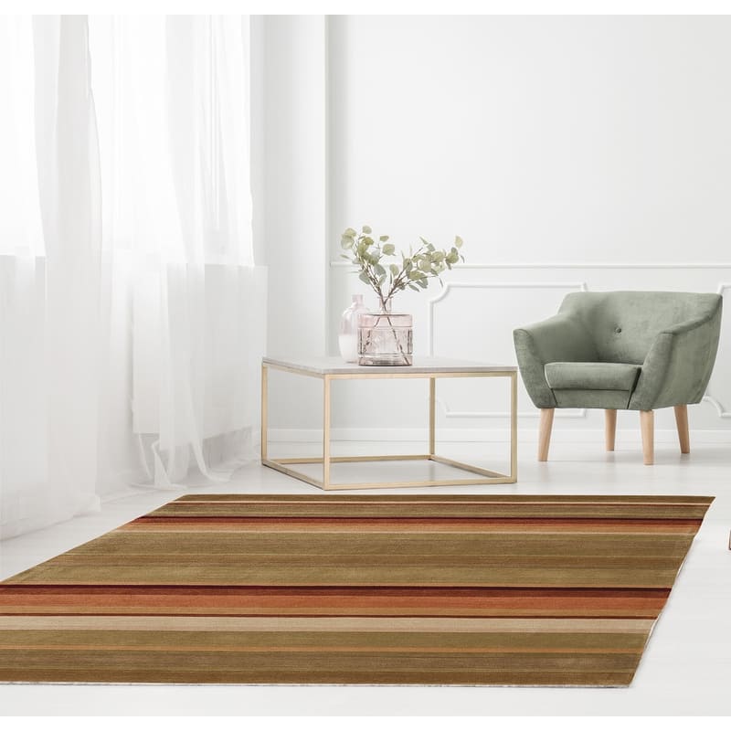 Hand Tufted Trio Stripe Rug Collection