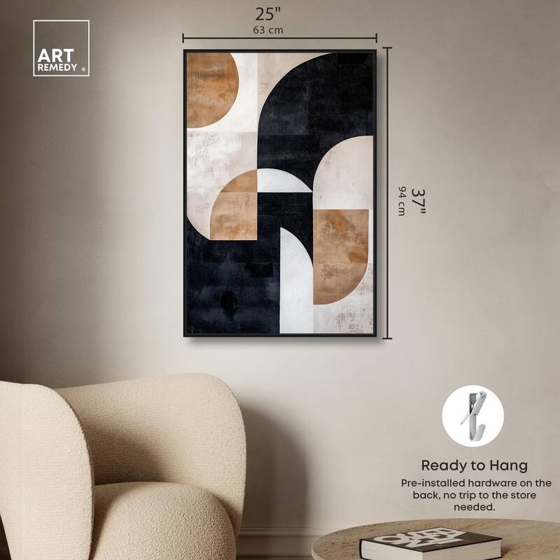 Arching Forms II Canvas by Art Remedy