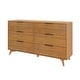 preview thumbnail 6 of 34, Plank and Beam Haven 6-Drawer Dresser with Drawer Pull Handles