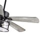 preview thumbnail 77 of 77, 42"/52" Modern Farmhouse Ceiling Fan, Remote Control, Quiet Reversible DC Motor, Timer, Black and Walnut Finish