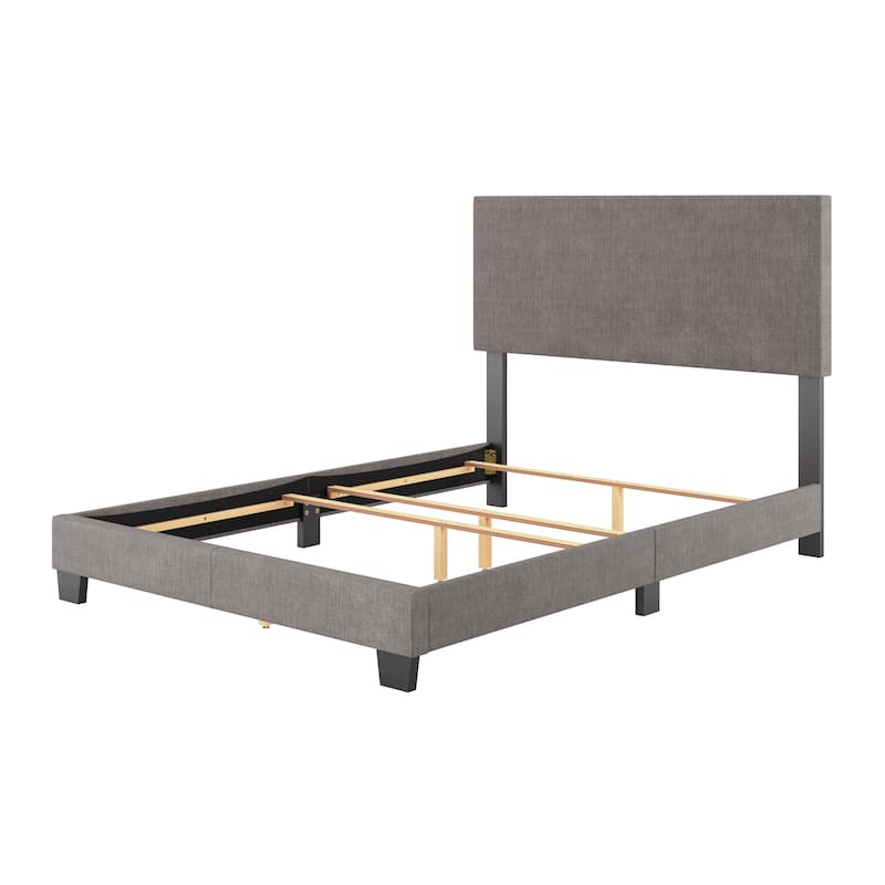 Celeste Modern Upholstered Bed, Box Spring Required