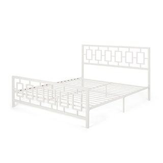 Modern Iron King Bed Frame