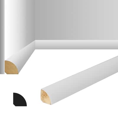 Art3d 96'' x 0.71'' MDF Wall Waistline, Decorative Lines，Set of 4