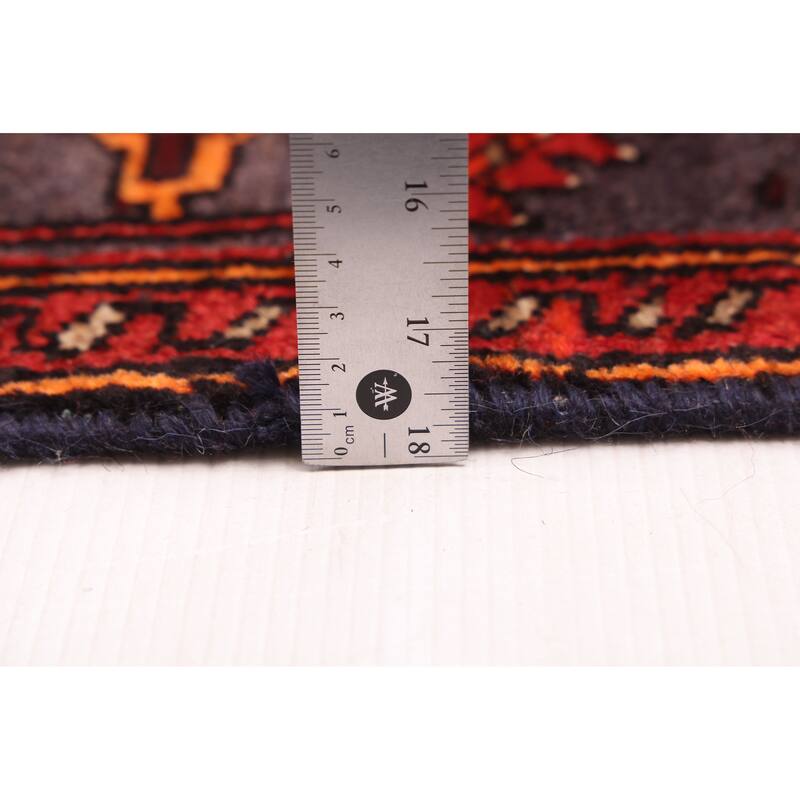 ECARPETGALLERY Hand-knotted Konya Anatolian Black, Red Wool Rug - 4'2 x 6'11