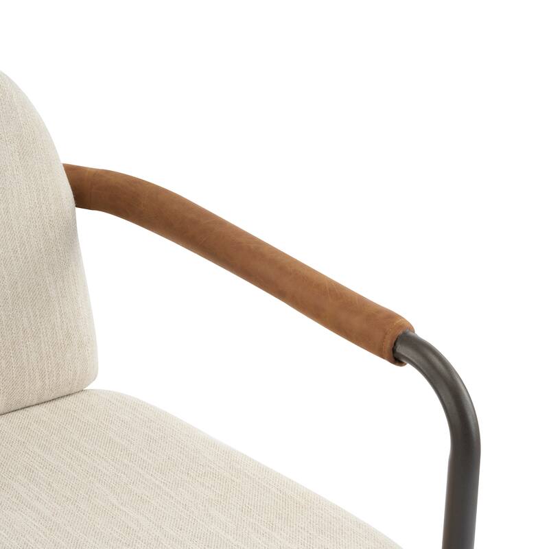 Upholstered Arm Chair Dining Chairs (Set of 2)