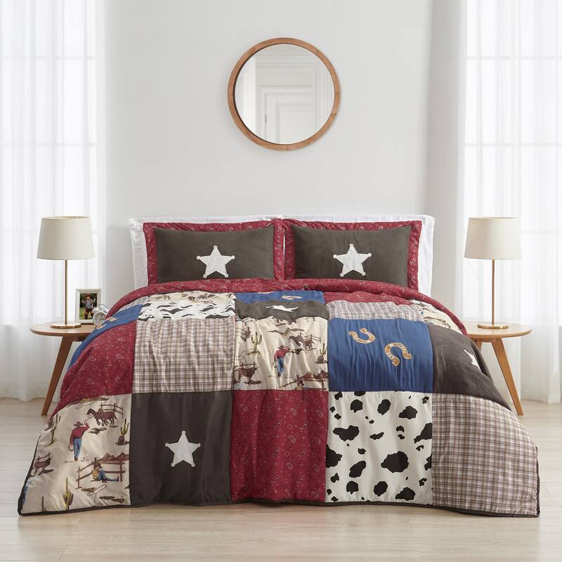Sweet Jojo Designs Boys 'Wild West Cowboy' 2-piece Twin Comforter Set
