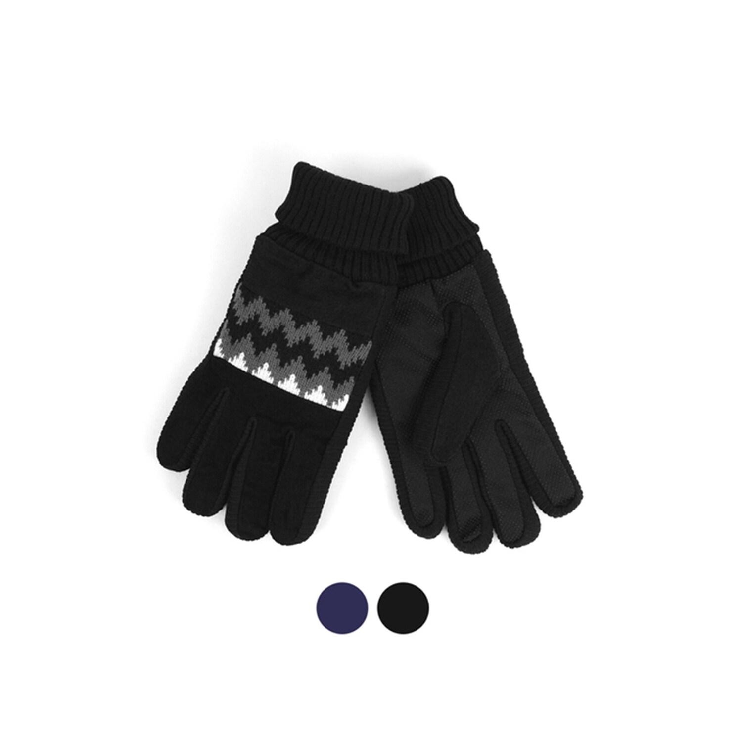 Shop Men S Leather Non Slip Grip Winter Gloves With Soft Acrylic