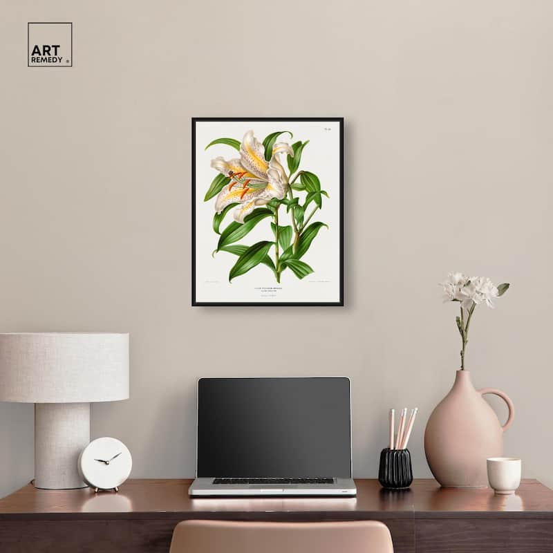 Lilium Speciosum Imperiale Canvas by Art Remedy