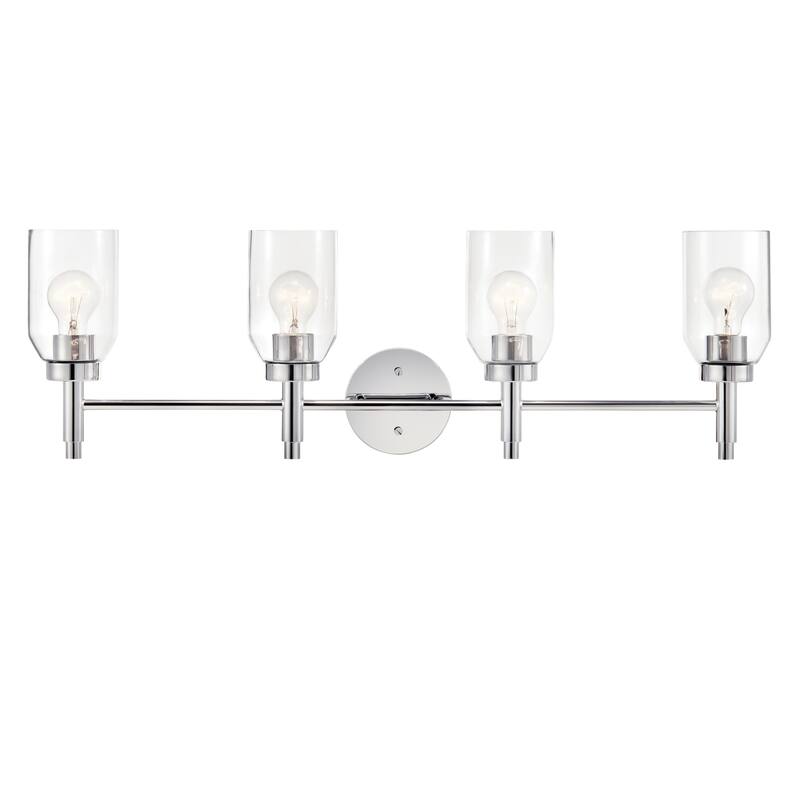 Kichler Lighting Madden Bathroom Vanity Light with Clear Glass