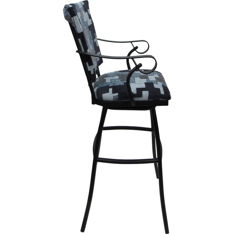 Set of 3 Outdoor Indoor Bar Stool Counter Extra Tall - Jenna PB Arms