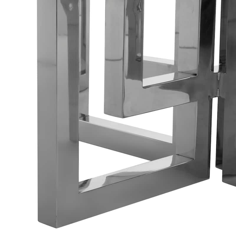 SAFAVIEH Couture Harlan 54-inch Glass Top Round Dining Table - 54"W x 54"D x 30"H