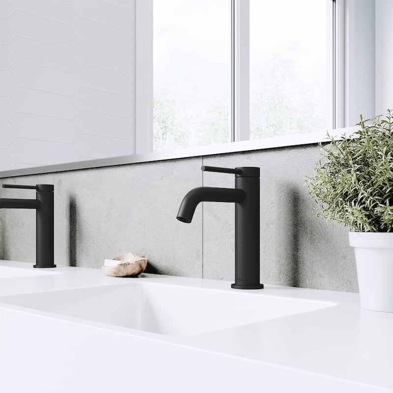 VIGO Madison 8" H Single Handle Single Hole Bathroom Faucet