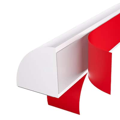 1/2 in. Dia x 10 ft. L Quarter Round Flexible Baseboard Moulding Trim