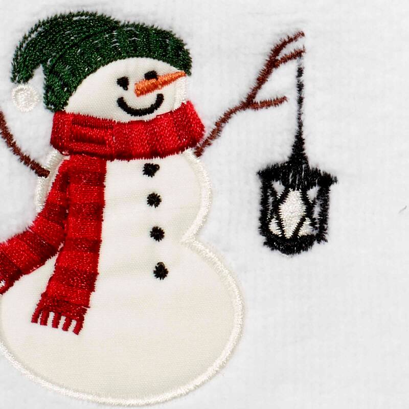 Avanti Linens Snowman Park 2-Pack Fingertip Towel Set - Fingertip Towel 2pk Set