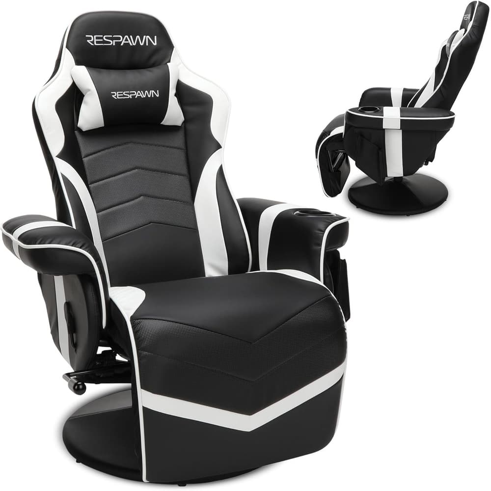 RESPAWN 900 Ergonomic Reclining Gaming Chair w/ Footrest