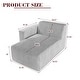 preview thumbnail 23 of 62, Modern No Assembly Required Sectional Chaise Lounge Side Sofa