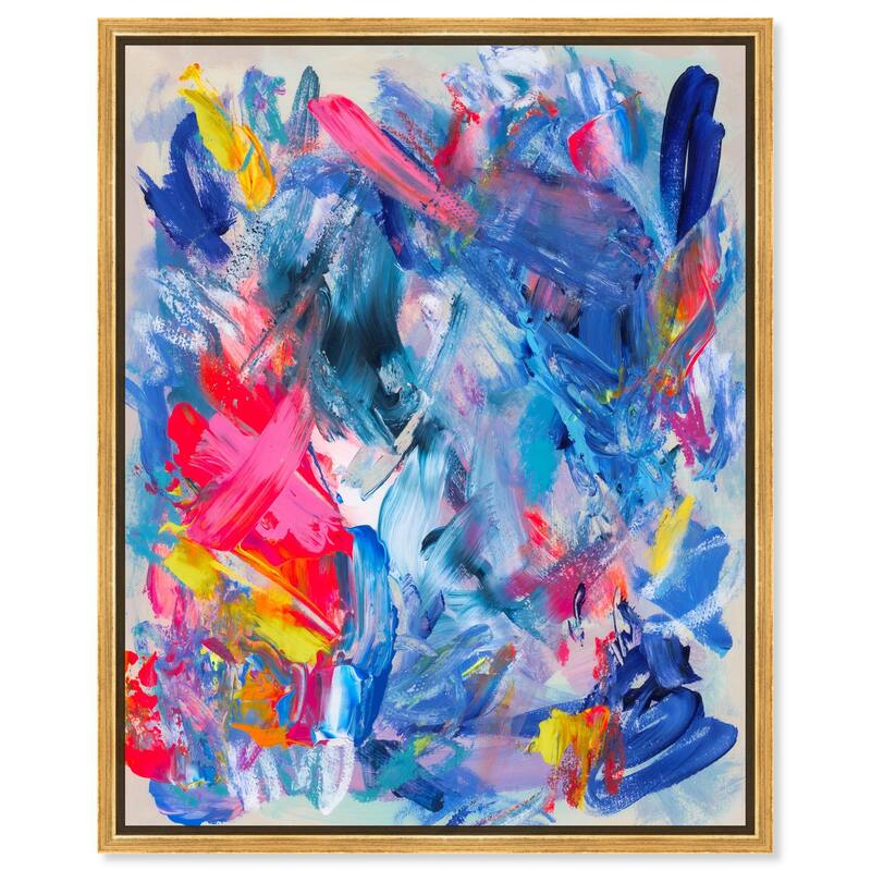 Colorburst Mirage Canvas by Art Remedy - Gold - 20" x 24"