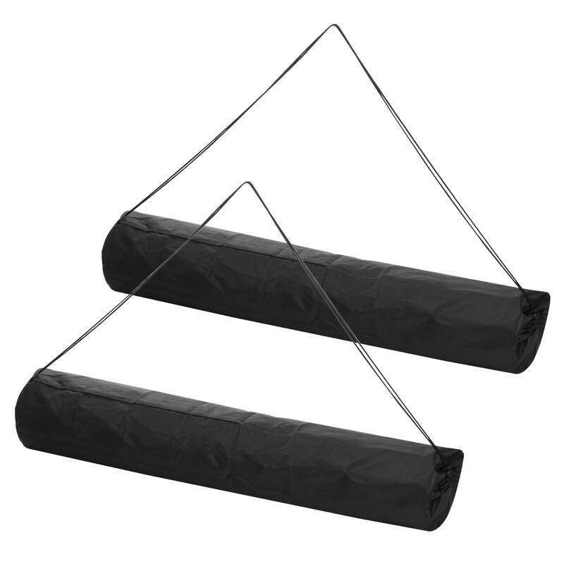 2Pcs 44" Camp Chair Replacement Bag Nylon Foldable Carry Storage Bag with Strap - Black