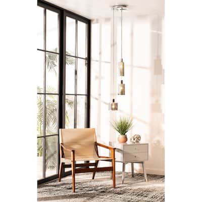SAFAVIEH Lighting Ranlon Pendant - 13.8"x13.8"x26.5-80.5"