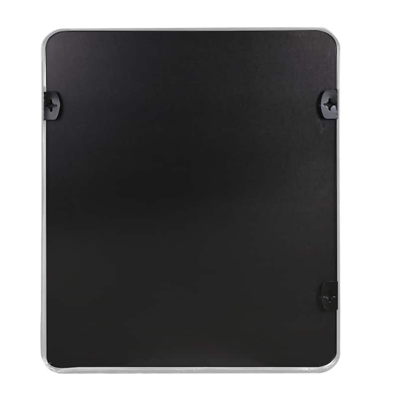 Bathroom Mirror for Over Sink Wall Mirror Metal Frame Rounded Rectangular Vanity Mirrors for Bedroom Living Room Entryway Decor