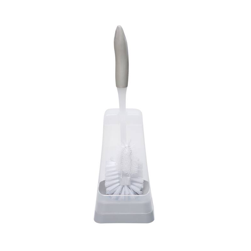 Bath Bliss 2 Pack Square Toilet Bowl Brush and Stand - Set