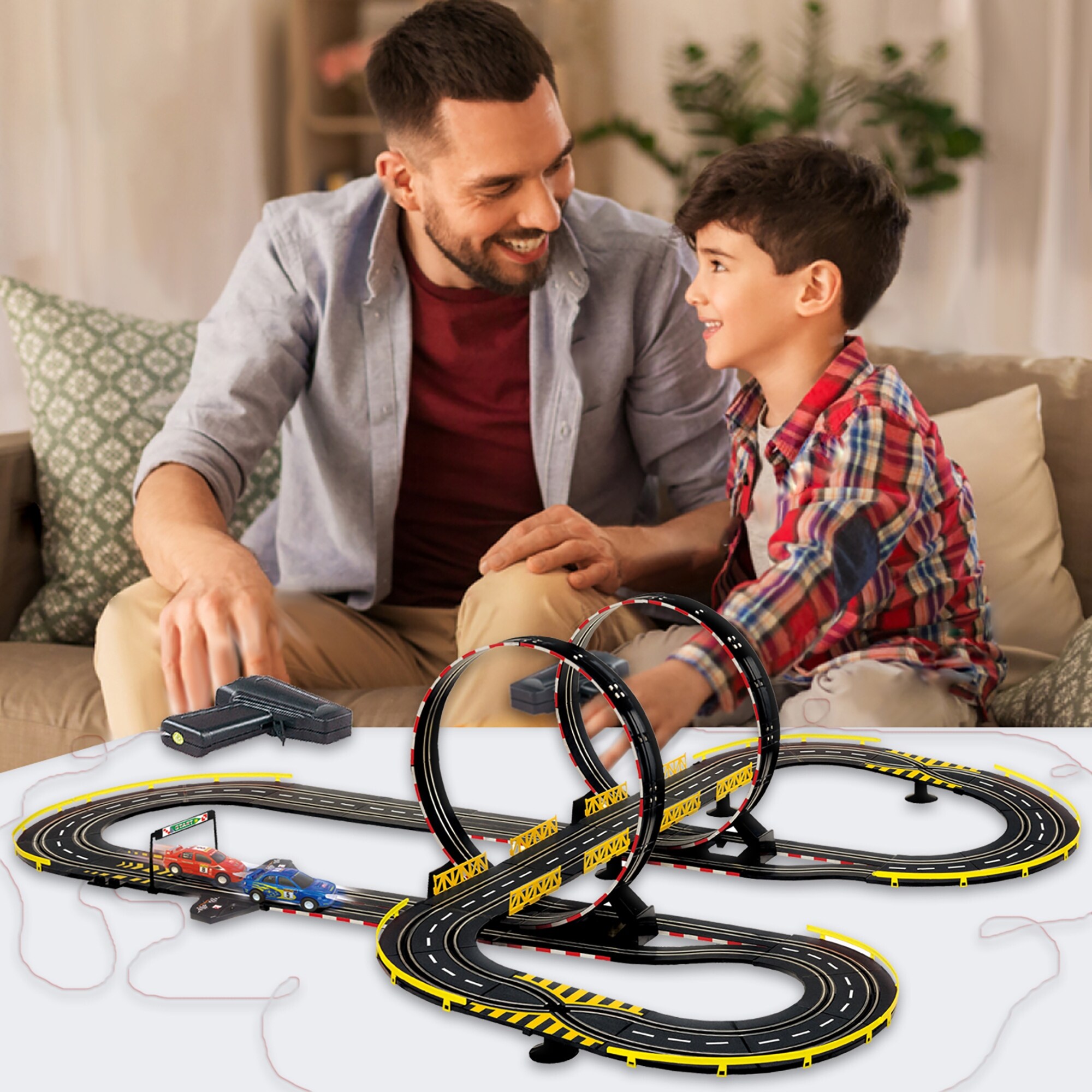 big racer electric racing set