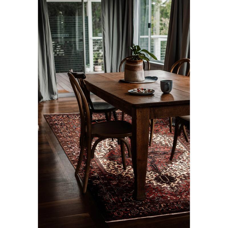 ECARPETGALLERY Hand-knotted Sarabi Dark Copper Wool Rug - 7'2 x 9'4