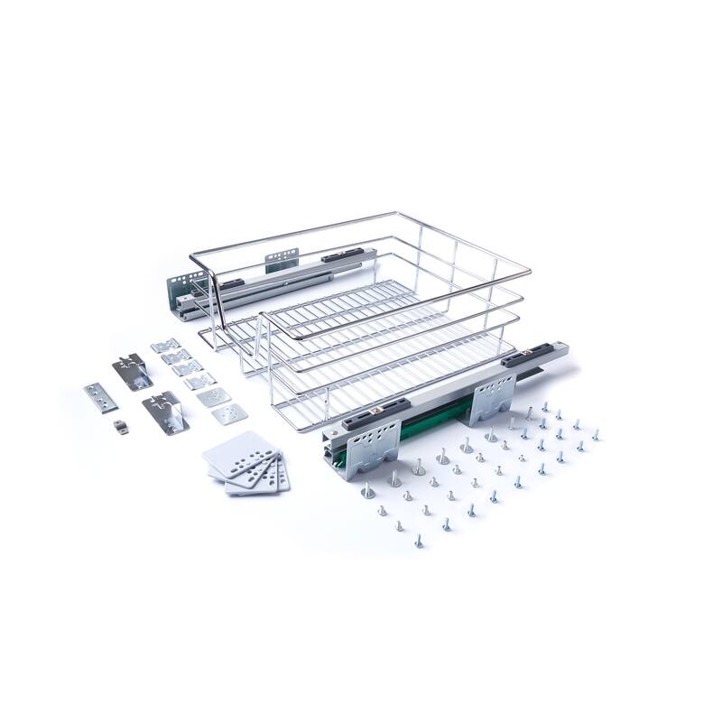 Kitchen Cabinet multiuse basket pull out sliding organizer - N/A