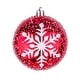 National Tree Company 6-Piece Shatterproof Snowflake Ornaments - 3 in ...