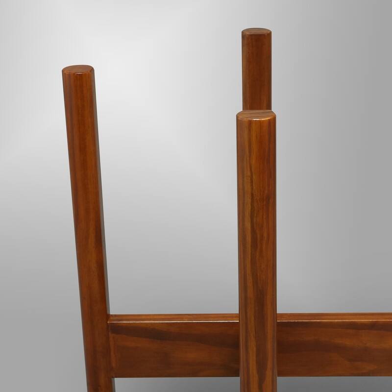 Mid-Century Modern Wood Plant Display Stand (Stand Only)