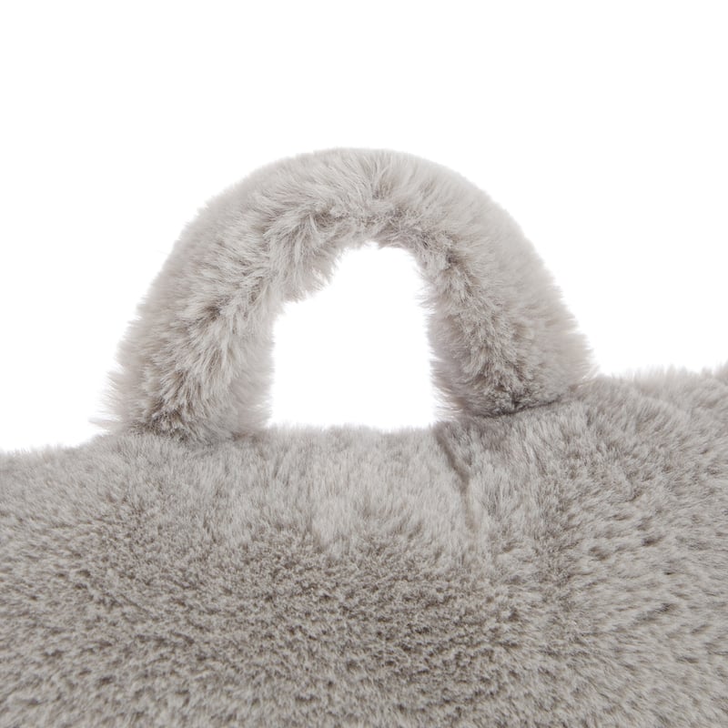 Urban Shop Decorative and Supportive Backrest Bed Pillow,Grey