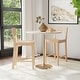 preview thumbnail 8 of 36, Linon Dahlia Wood 24-Inch Armless Counter Stool (Set of 2)